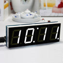Geekcreit DIY 4 Digit LED Electronic Clock Kit Temperature Light Control Version