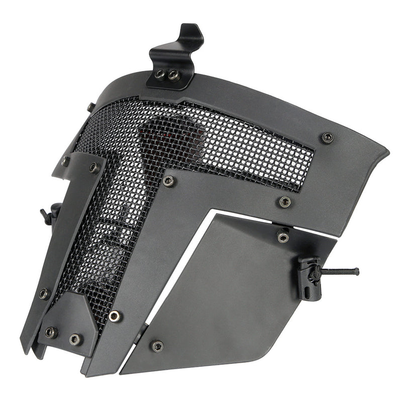 WoSporT MA-96 Outdoor Iron Warrior Hunting Tactical Face Mask Steel Mesh