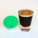 Reusable Stainless Steel Refillable Coffee Capsule Cup Coffee Tamper Compatible for Nespresso/Dolce Machine