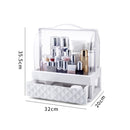 1/2/3 Layers Dustproof Earrings Jewelry Cosmetic Storage Box Desktop Organizer Display Stand Rack Tray