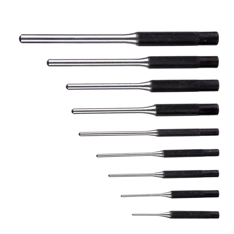 9 Piece Set-up Punch Round Punch Pieces Roll Pin Punch Set Bolt Catch Roll Pin Hole Punch Leather Craft Tool