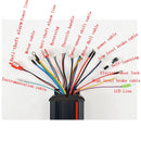 500W 72V DC Sine Wave Brushless Inverter Controller 12 Tube Three-Mode For E-bike Scooter Electric Bicycle
