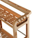 2 Tier Jars Spice Pot Stand Kitchen Holder Chopping Shelf Rack Storage Organizer