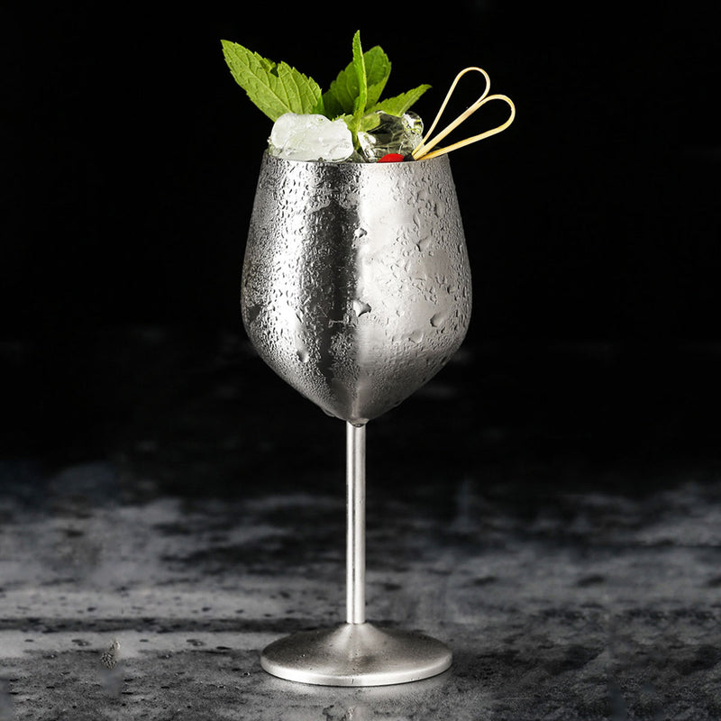 Shatterproof Stainless Steel Wine Glasses Goblets Wine Glass Copper Wine Cup