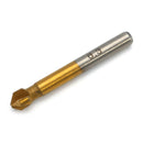 Drillpro 6pcs 3 Flute Titanium Chamfer 90 Degree Chamfering End Mill Cutter Countersink Drill Bit