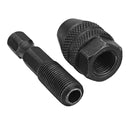 Drillpro 0.5-3.5mm Keyless Drill Chuck 3 Claw Clamp Chuck 1/4 Inch Hex Shank Drill Adapter