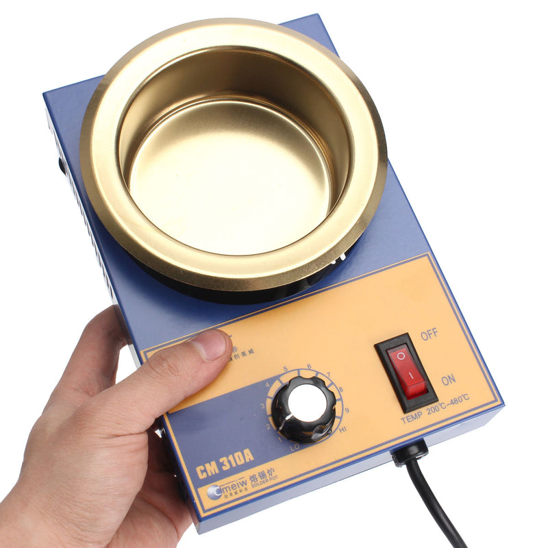 CM310A 220V 300W 100MM Stainless Steel Solder Furnace Melting Soldering Pot