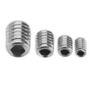 Suleve MXSR2 50pcs Stainless Steel Socket Hex Set Screw M4 M5 M6 M8 for Inside Cornor Joint