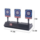 Auto-Reset Electric Scoring Shooting Target with Light and Sound Scoring Practice Target for Nerf Tool