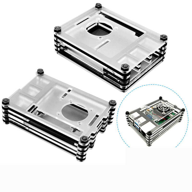 WX-4B07 4B210 9-Layer Acrylic Shell for Raspberry Pi 4B 3D Printer