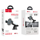 HOCO 10W Qi Wireless Charger Fast Charging Dashboard Car Phone Holder Car Phone Mount For 4.0-6.5 Inch Smart Phone