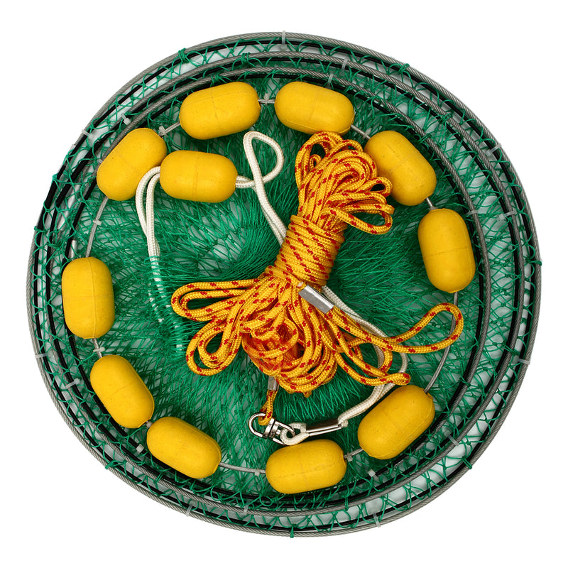 ZANLURE Nylon 11 Floats Floding Fishing Net Crab Fish Minnow Crawfish Shrimp Net