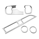 Car Air Outlet Circle Cover Interior Mouldings Decoration Frame For Kia Rio K2 2017