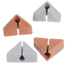 Bakeey 4PCS Trigonal Earphone USB Cable Cord Winder Wrap Desktop Cable Organizer Wire Management Holder