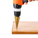 4-12/20/32mm HSS Golden Step Cone Drill Bit With Center Punch Tools Kit