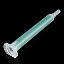 5Pcs/set 50ml 2:1 AB Glue Tube Dual Glue Cartridge Two Component Dispenser Tube with Mixing Tube Mixing Syringe for Industrial Glue Applicator
