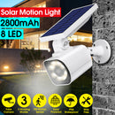 Bakeey 8 LED IP66 Solar Charging Street Light Fake-Camera Dummy Video Surveillance CCTV