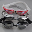 Electroplated Myopia Goggles Waterproof Anti Fog Anti-UV Wearable Swimming Glasses
