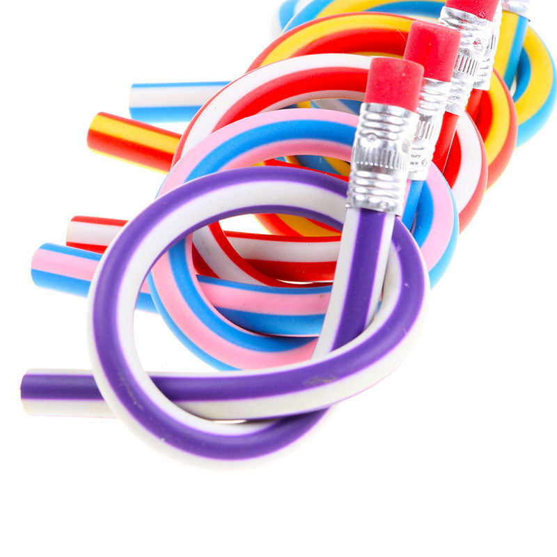 1 Piece Soft Pencil Students Learning Drawing Children Pencil Bending Office Supplies