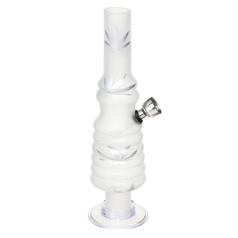 Multifunction Leaf Printing Acrylic Big Water Pipes
