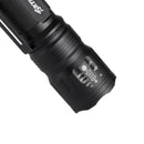 SKYWOLFEYE T160 300 Lumens Zoomable Flashlight 5 Modes 18650 Battery Work Lamp Camping Hunting Torch Light