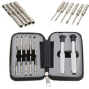 13pcs Glasses Repair Precise Screwdriver Set Suit Watch Hex Tools Handle Cutter Head