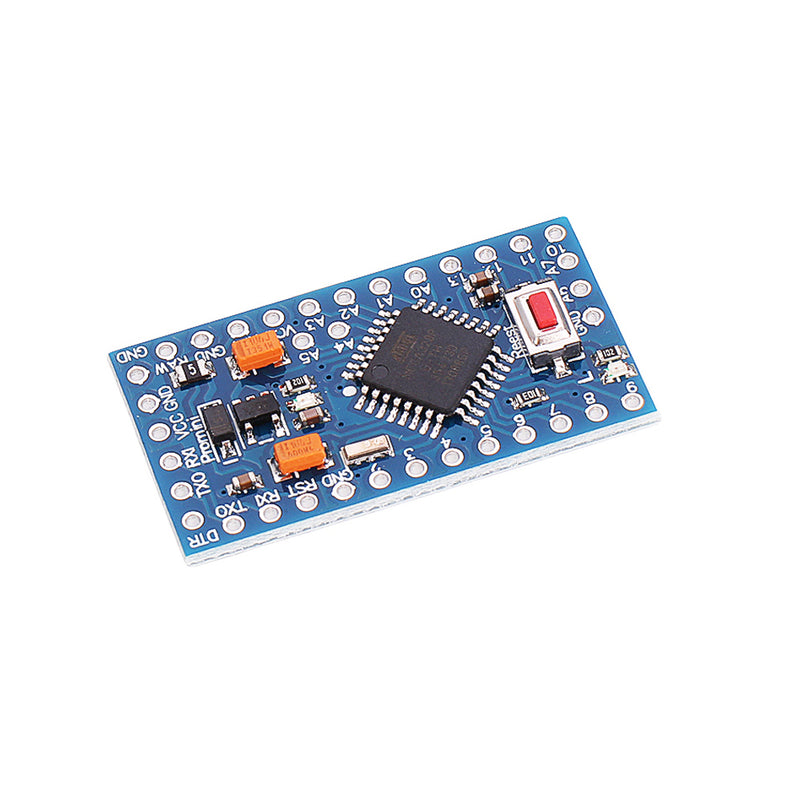 5Pcs 3.3V 8MHz ATmega328P-AU Pro Mini Microcontroller With Pins Development Board For