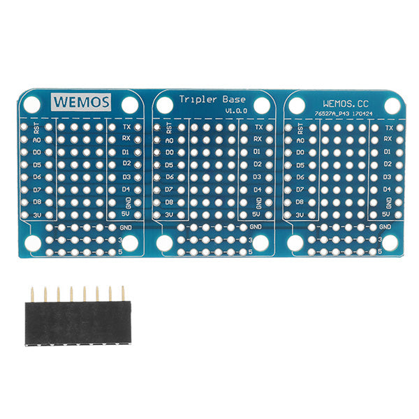 5Pcs Wemos Tripler Base V1.0.0 For WEMOS D1 Mini