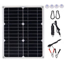 40W 18V Mono Solar Panel Dual 12V/5V DC USB Monocrystaline Flexible Solar Charger For Car RV Boat Battery Charger