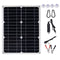40W 18V Mono Solar Panel Dual 12V/5V DC USB Monocrystaline Flexible Solar Charger For Car RV Boat Battery Charger