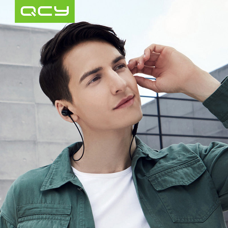 QCY S1 Wireless bluetooth Earphone Light Heavy Bass Stereo IPX4 Waterproof Sports Headphone with Mic from xiaomi Eco-System