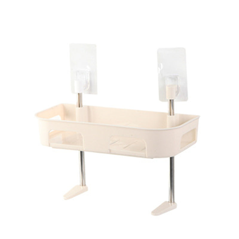 Bathroom Kitchen Storage Rack Wall Punch-free Toilet Washbasin Storage Shelf Rack