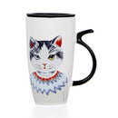 Personalized Cat Creative Trend Water Cup Home Office Coffee Cup Large Capacity Ceramic Mug