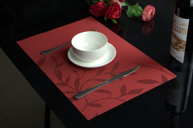 KCASA Washable Placemat for Dining Table Creative Heat Insulation Stain Resistant Anti-skid Eat Mats