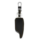 4 Buttons Two Way Car Alarm System Leather Car Key Case Bag For Magicar 5/6 LCD