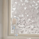 40cmX200cm Modern Flower Pattern Glass Stickers Bathroom Balcony Sliding Door Frosted Glass 3D Stick