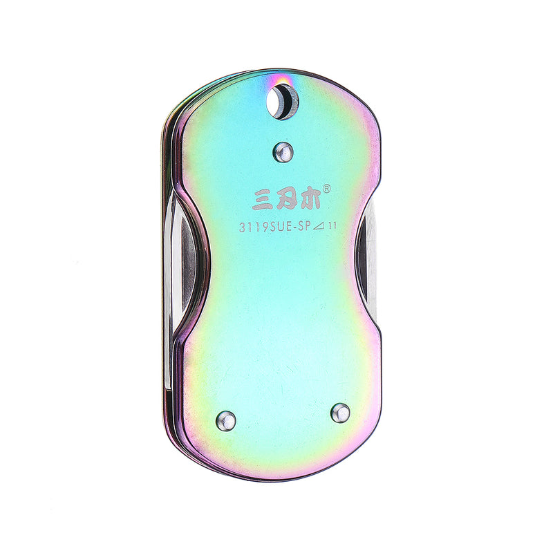 Sanrenmu Three Blade Multifunctional Tools Mini Folding Bottle Opener Outdoor Camping Survival EDC Tools
