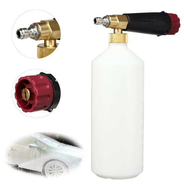 1/4" Car Cleaning Foam Lance Snow Sprayer High Pressure Washer Bottle Tools