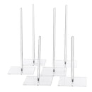 6pcs Donut Wall Storage Stand Acrylic Candy Sweet Party Doughnut Holder Display Box