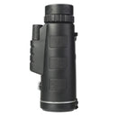 IPRee 40x60 Outdoor Travel Portable Monocular HD Clear Vision Optic BAK4 Telescope With Compass