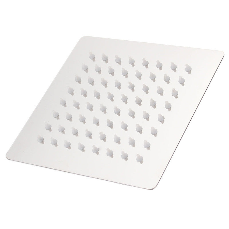 G1/2 Rain Shower Head Square Chrome Wall / Ceiling Mounted Bathroom Top Sprayer Faucet Stainless Steel