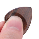 4Pcs Wooden Plectrums Guitar Picks with Box for Guitar Bass Banjo Instrument