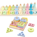 Preschool Learning for Montessori Math Toys Counting Board Digital Shape Pairing