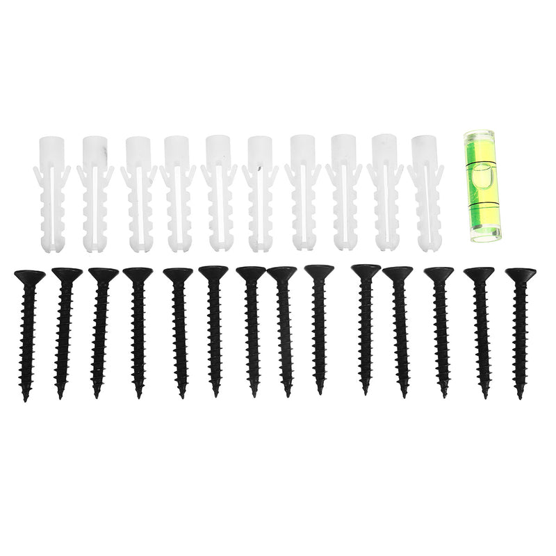 2pcs White Heavy Duty Industrial Iron Shelf Brackets Scaffold Board Floating Bracket