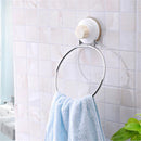 Towel Ring Holder Kitchen Suction-Cup Roll Paper Storage Organizer Rack Hanger
