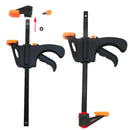 Raitool 4 Inch Wood Working Bar F Clamp Quick Grip Ratchet Release Squeeze Hand Tool DIY