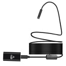 Bakeey 8mm 8 Led WiFi Endoscope HD Camera Borescope Waterproof Rigid Cable for Android IOS Laptop PC