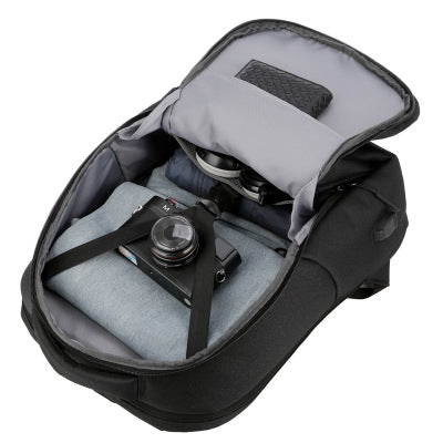 USB Chargering Backpack Double Storage Large Capacity Outdoor Business Laptop Bag- Standard