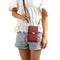 Women Crossbody Phone Bag Shoulder PU Bag Purse Wallet with Card Slot