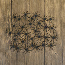 30Pcs/Pack Halloween Decorative Spiders Small Plastic Fake Spider Prank Haunted House Decorations